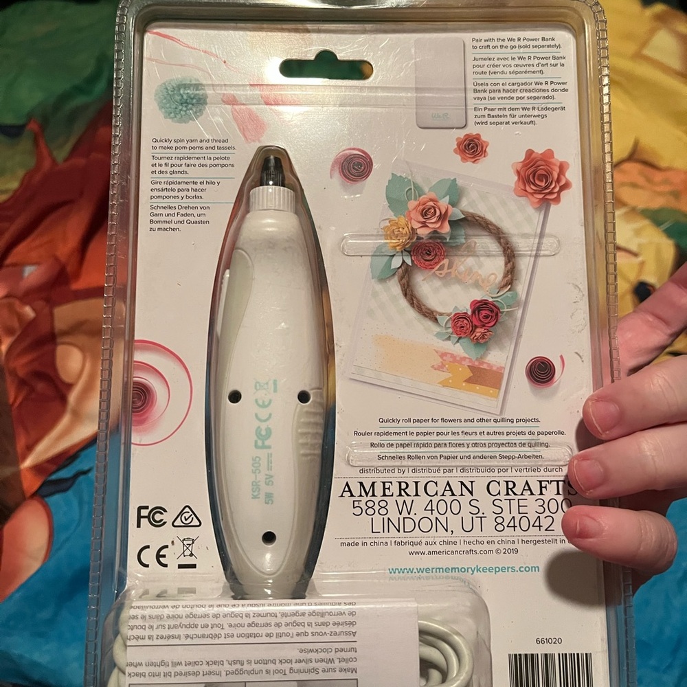 USB Spinning Tool Kit - White We R Memory Keepers - Picture 2 of 2